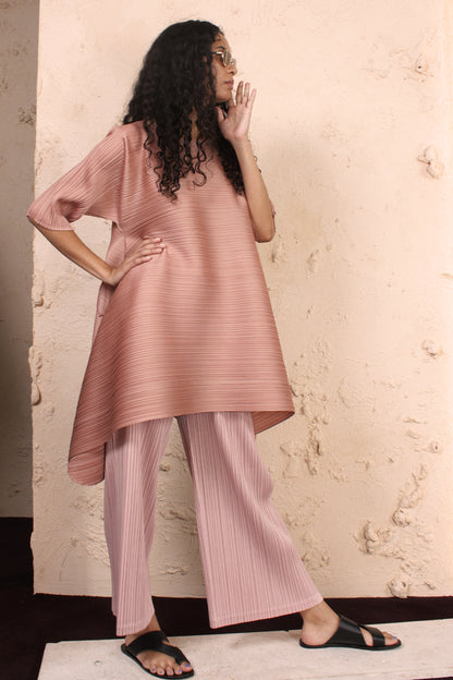 Squared Toggle Dress Pink