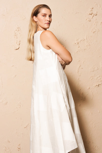 Lined Twisted Dress