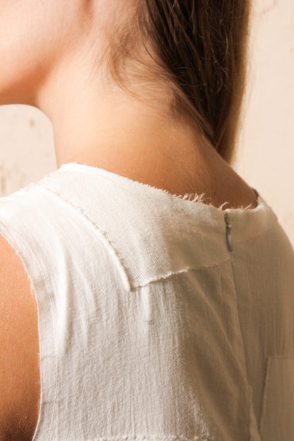 Lined Twisted Dress