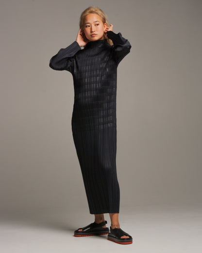 Wafers Navy Dress