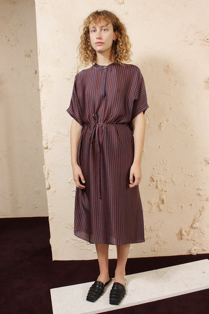 Dipha Striped Shirtdress