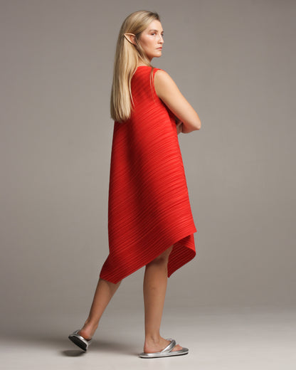 Warped Crimson Red Dress
