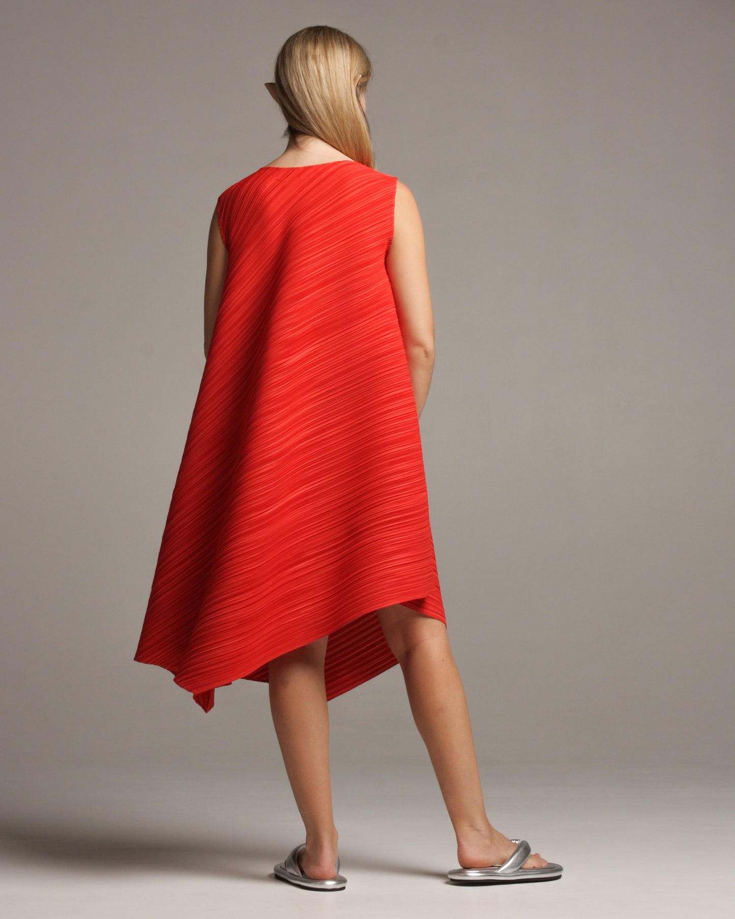 Warped Crimson Red Dress