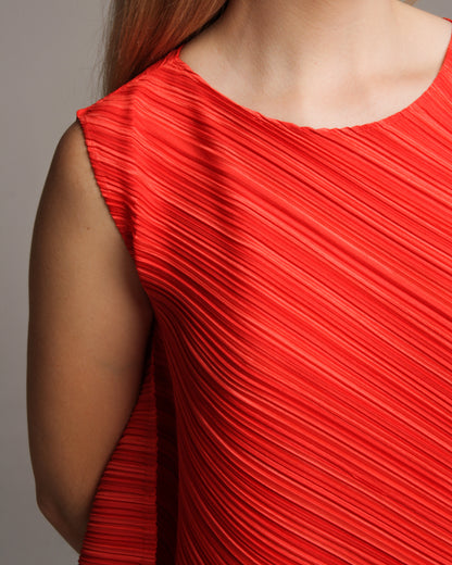 Warped Crimson Red Dress