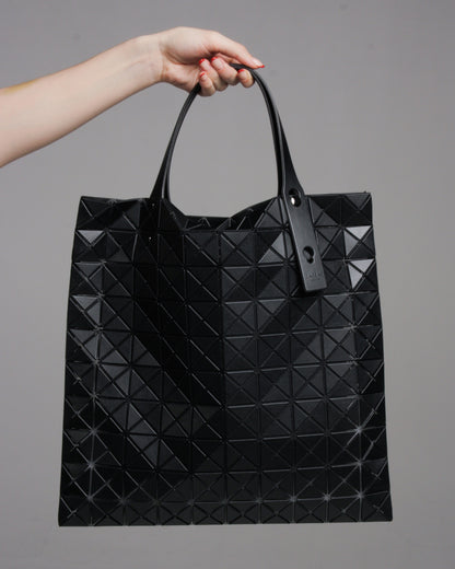 Matte Black Prism Tote Bag