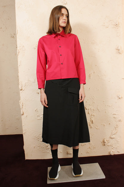 Deconstructed Skirt Black
