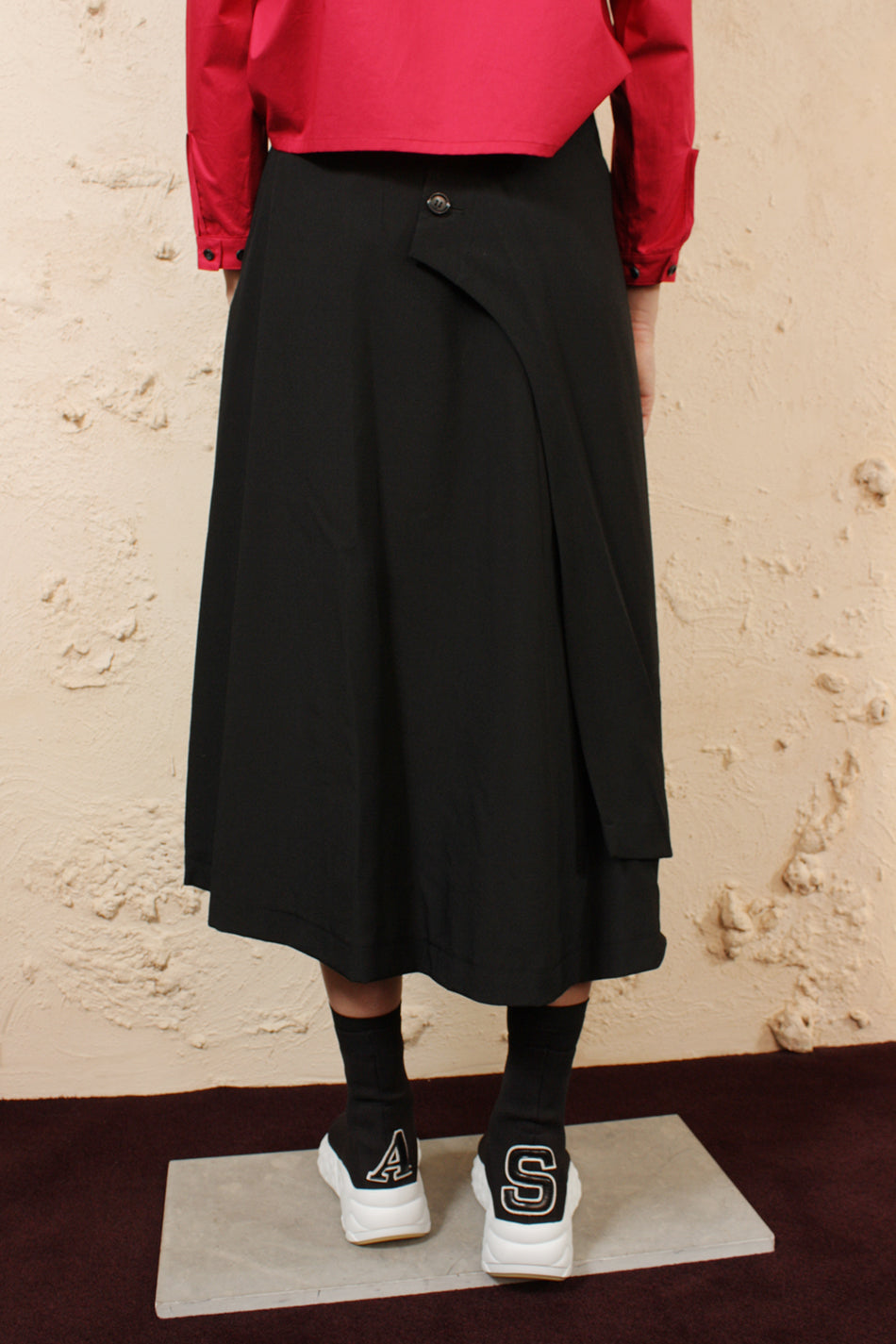 Deconstructed Skirt Black