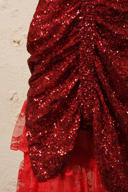 Mae Sequinned Dress