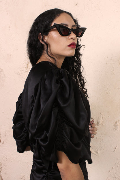 Puffy Sleeve Dress