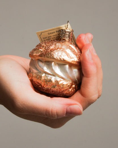 Cream Puff Ornament
