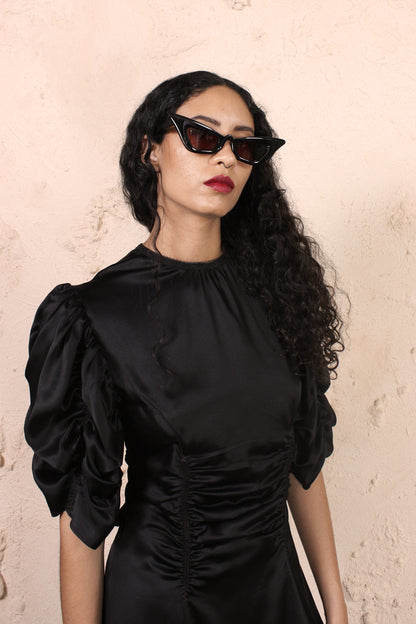 Puffy Sleeve Dress