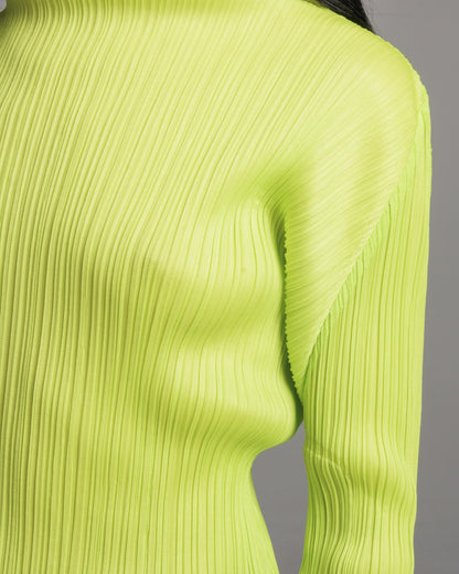 Fluoro High Neck Long Sleeve Top