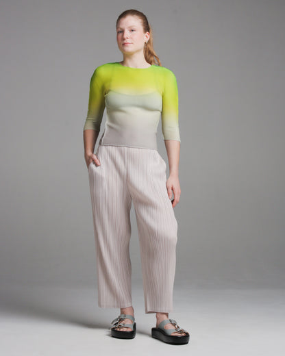Greige Pleat Pant