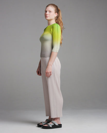 Greige Pleat Pant