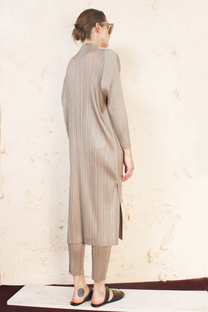 Keyhole Dress Taupe