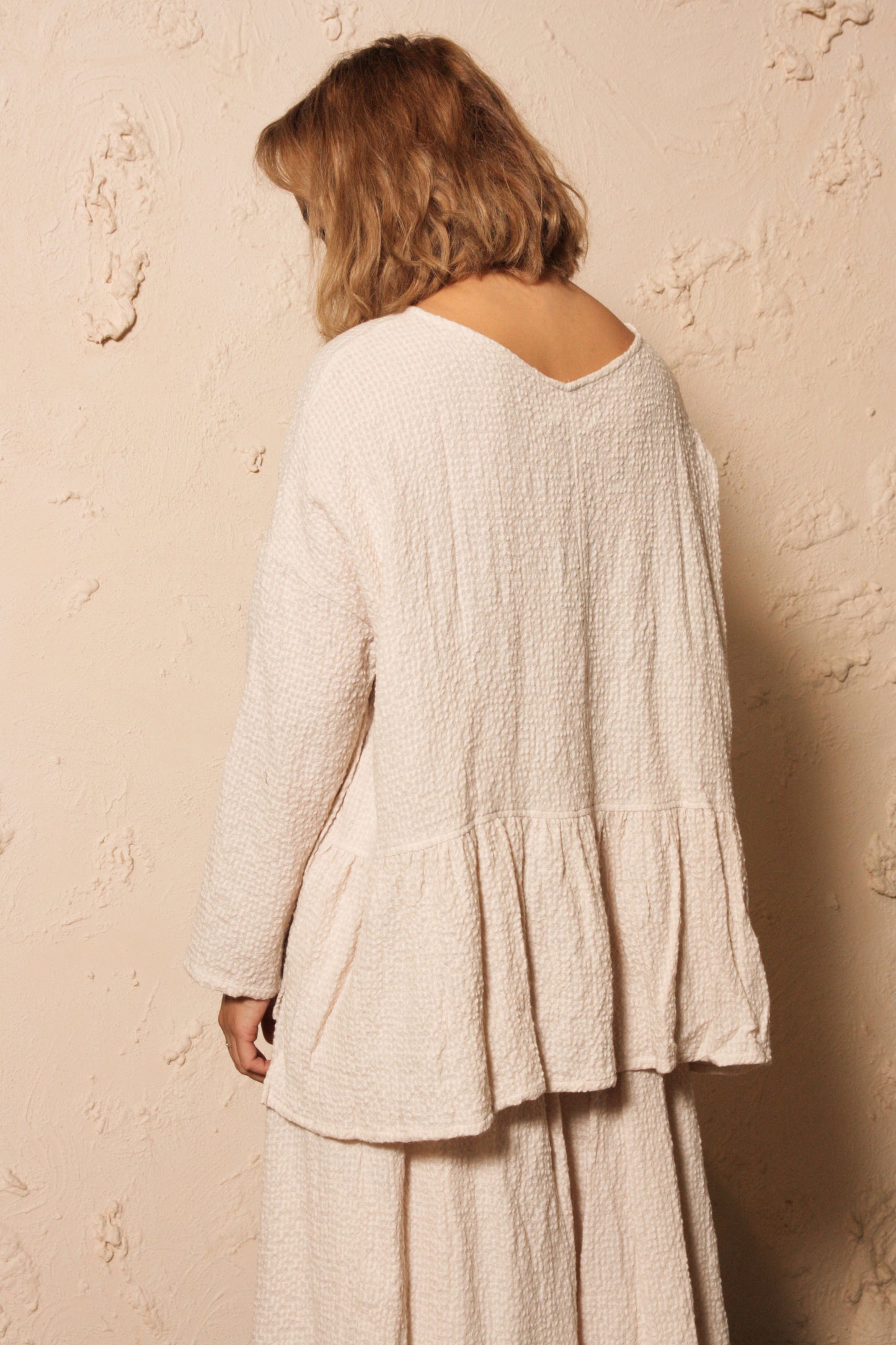 Cotton Wool Pullover Natural