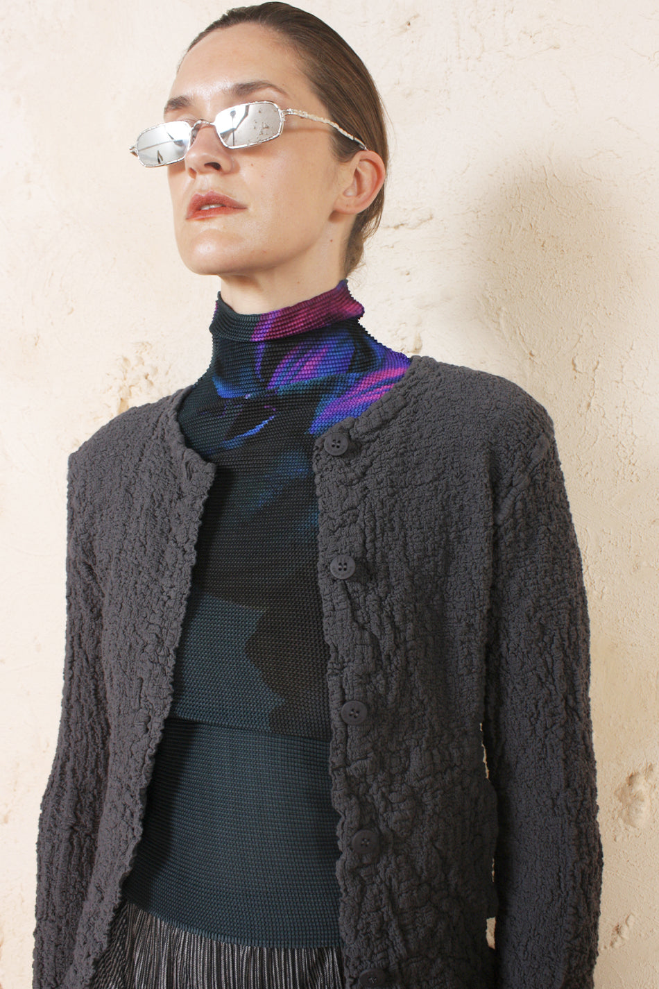 Cauliflower Cardigan Grey