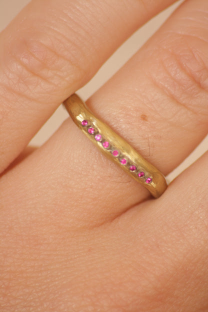 Seica Copper Ruby Ring