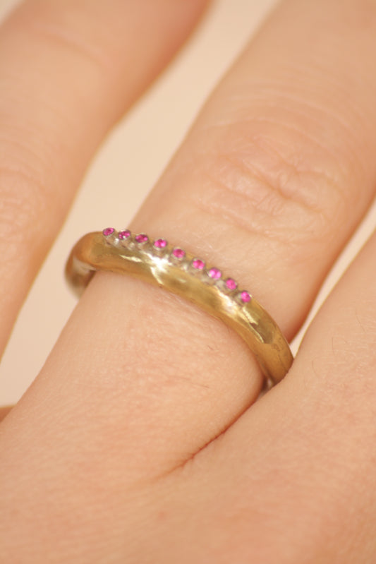 Seica Copper Ruby Ring