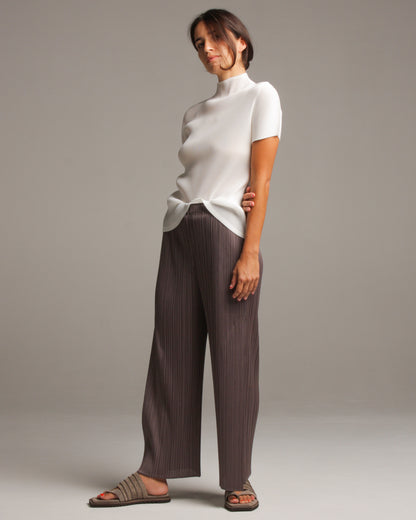 Grey Side Slit Pant