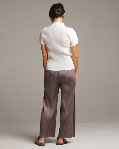 Grey Side Slit Pant