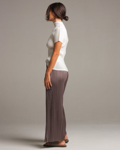 Grey Side Slit Pant