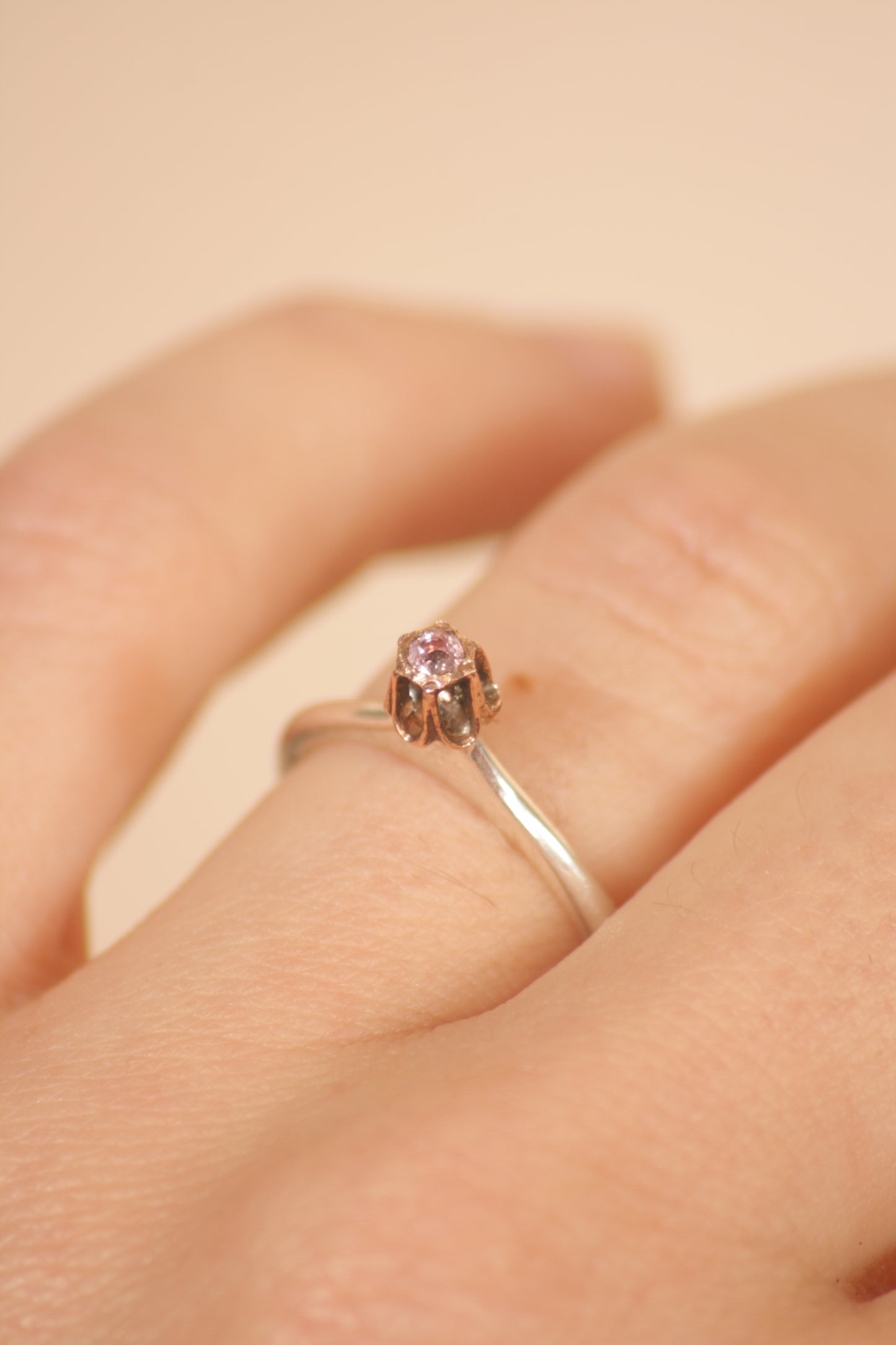 Vesta Pink Sapphire Ring