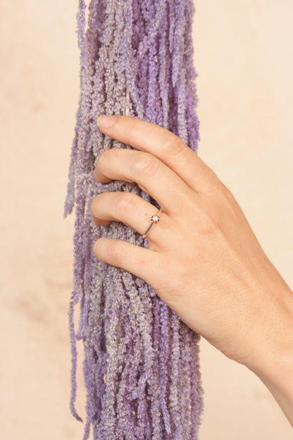 Vesta Pink Sapphire Ring