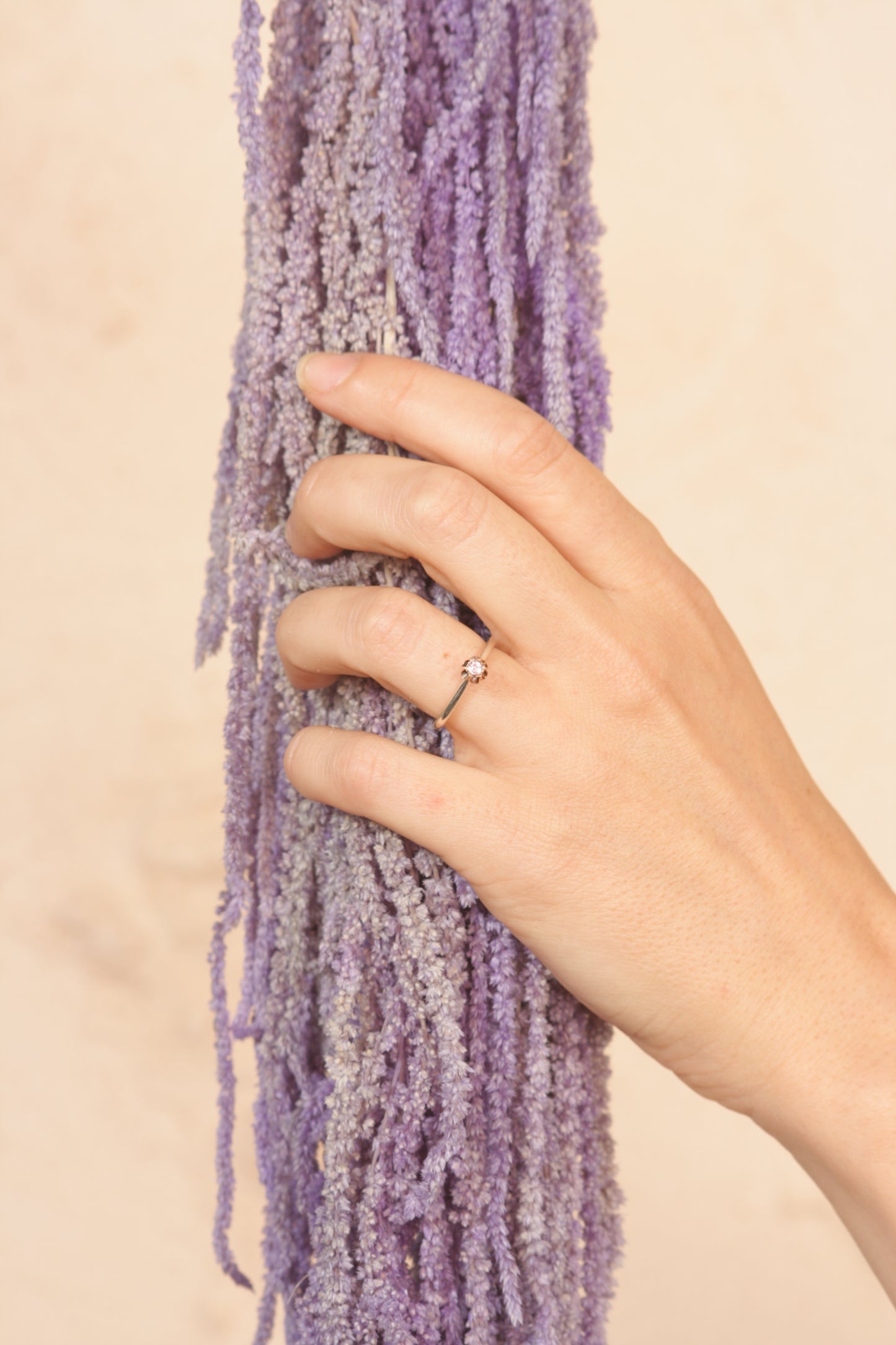 Vesta Pink Sapphire Ring