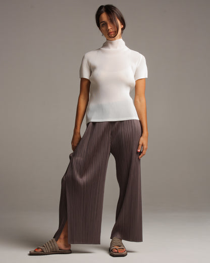 Grey Side Slit Pant