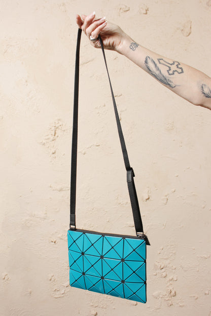 Small Lucent Two Tone Crossbody Green
