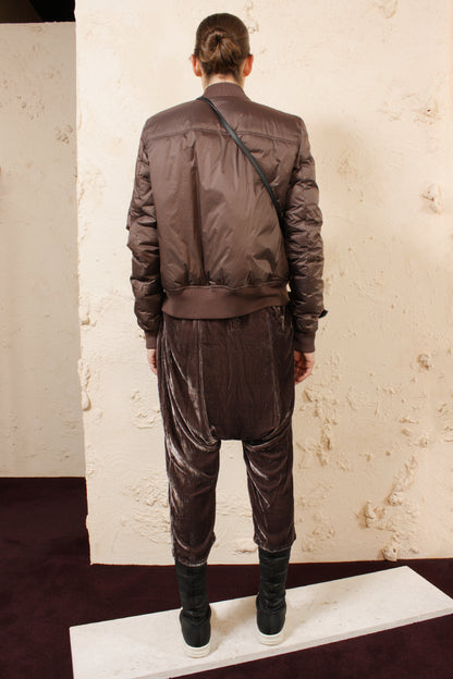Velvet Drawstring Trousers