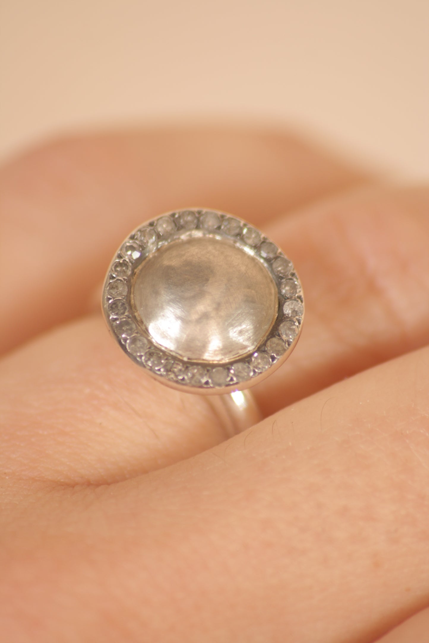 Emica Icy Grey Diamond Ring