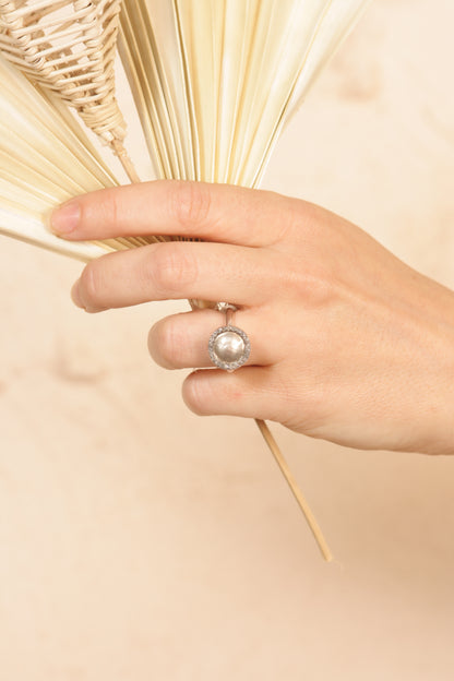 Emica Icy Grey Diamond Ring