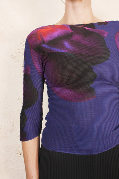 Brushed Flower Top