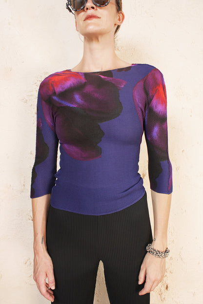 Brushed Flower Top