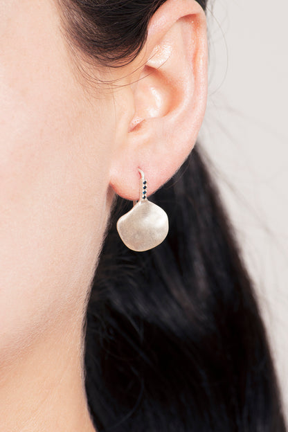 Medal Blue Sapphire Earrings