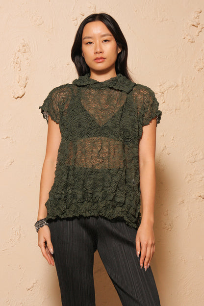 Lace Meringue Top