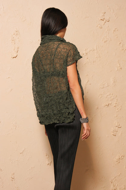 Lace Meringue Top