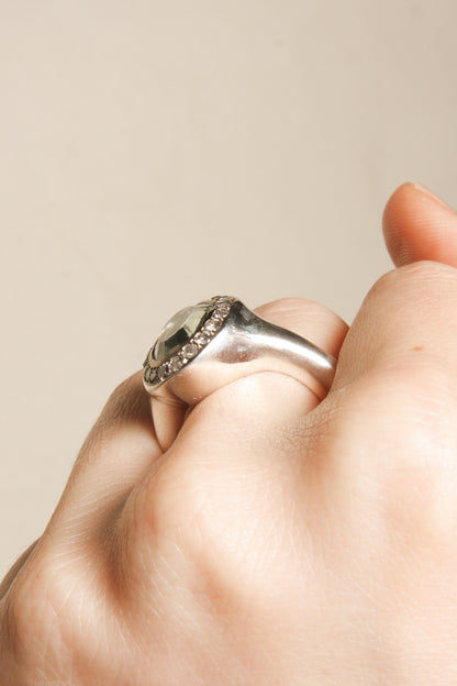 Grayle Prasiolite Ring