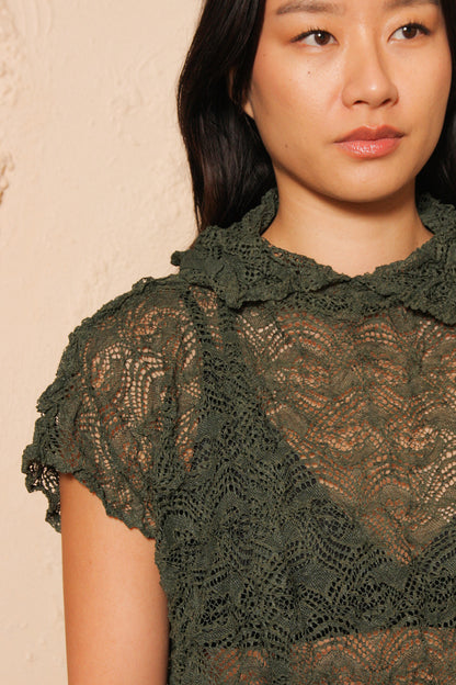 Lace Meringue Top