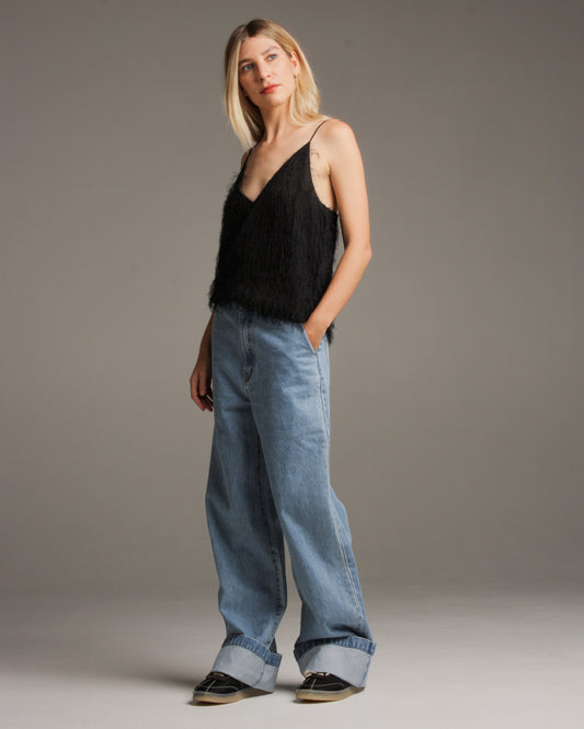 Pika Light Blue Denim Trouser