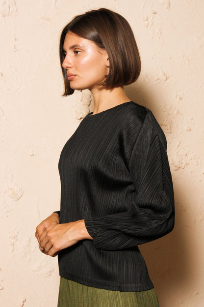 Long Sleeve Top Black
