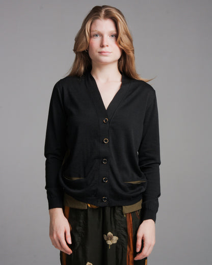Black and Green Cardigan