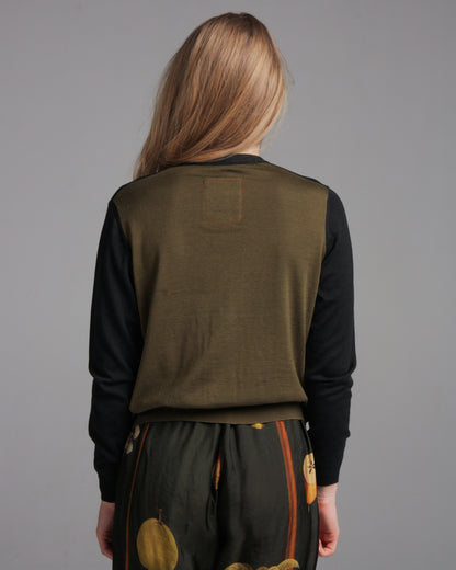 Black and Green Cardigan