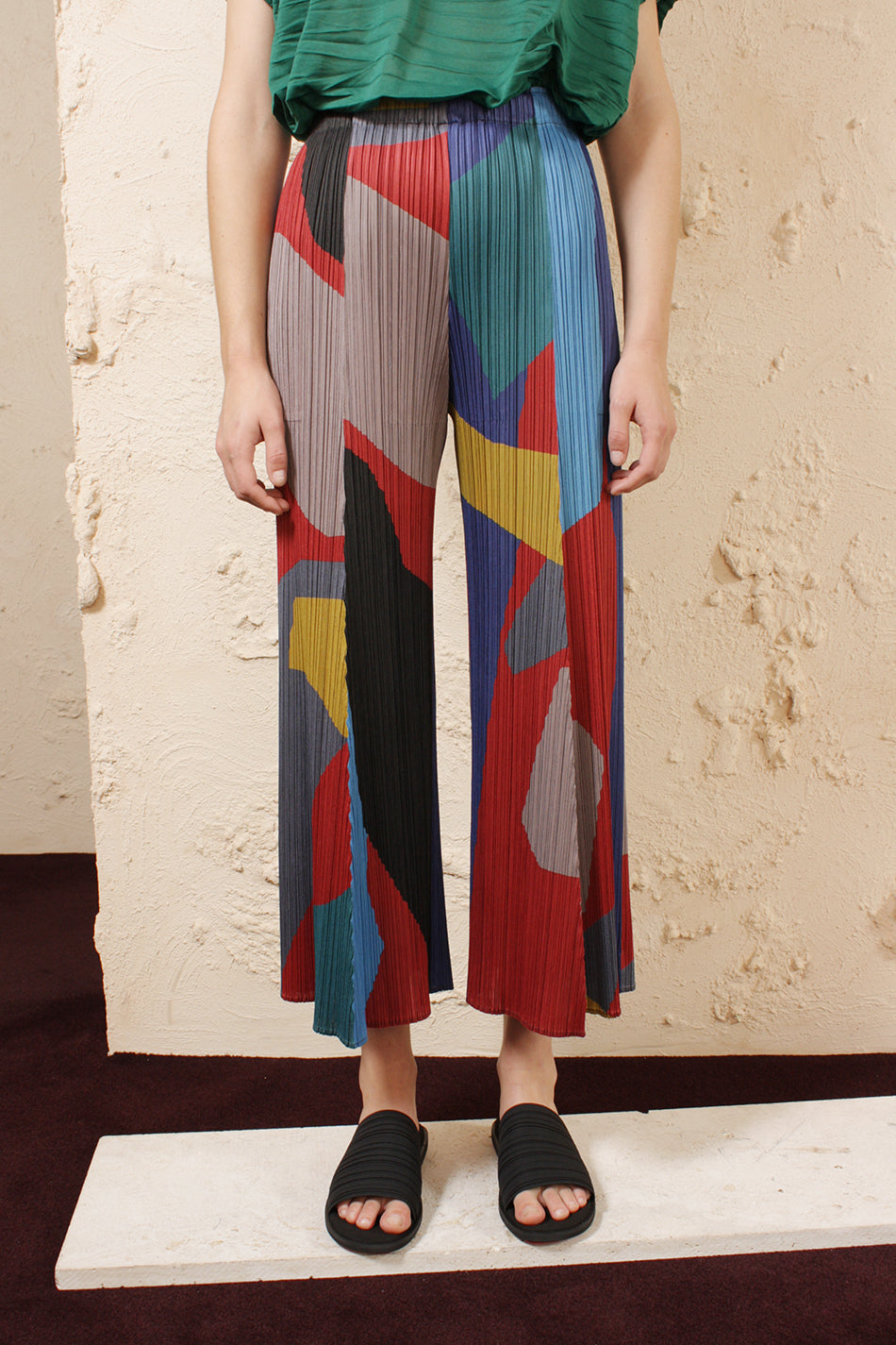 Wide Abstract Pants