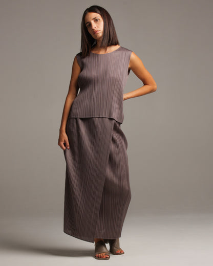 Grey Ankle Skirt