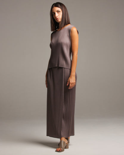 Grey Ankle Skirt
