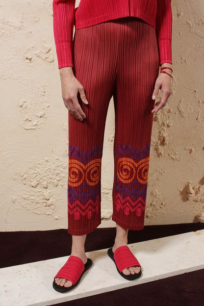 Swirl Print Pants