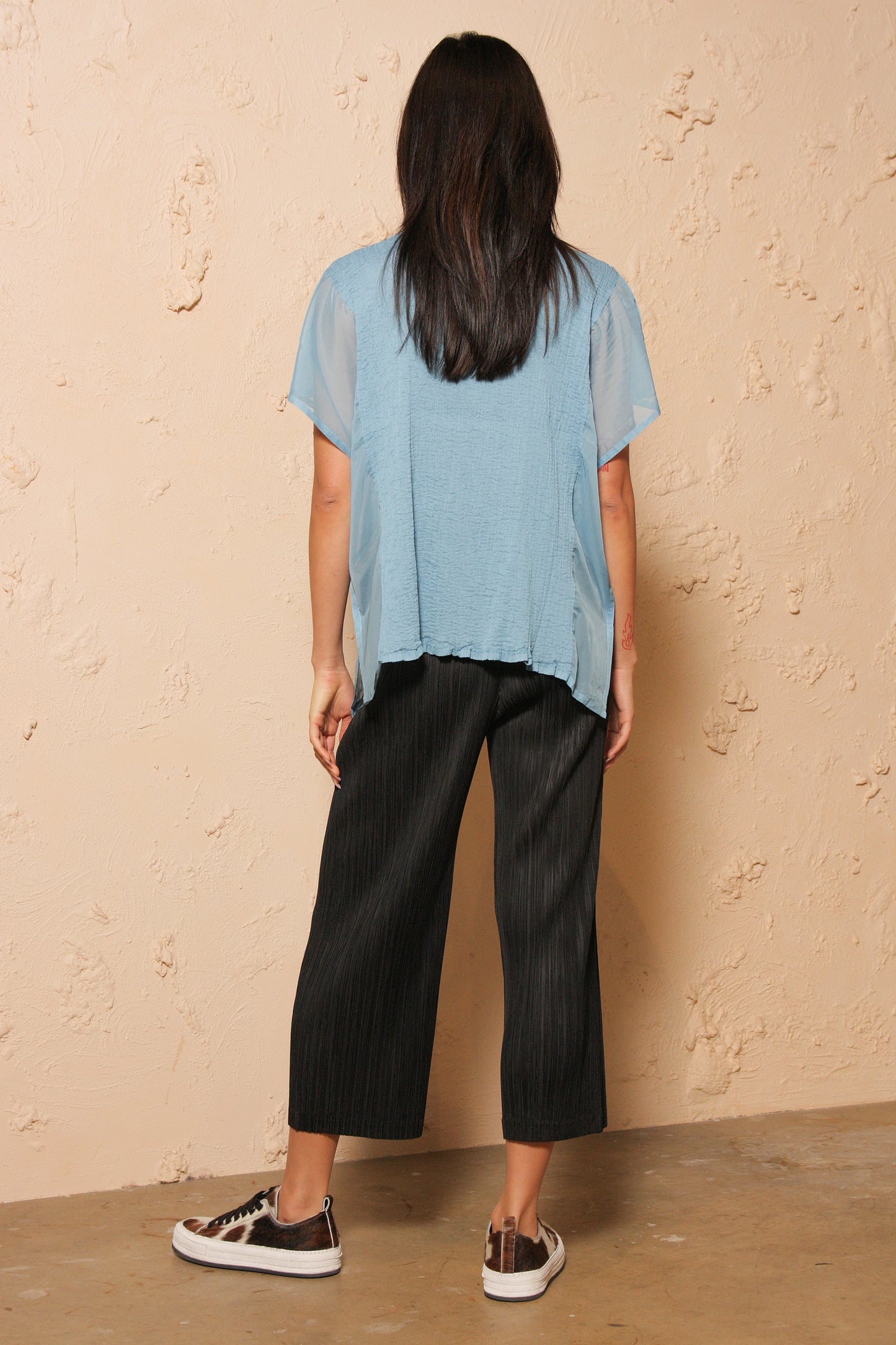 Classic Wide Pleated Pant